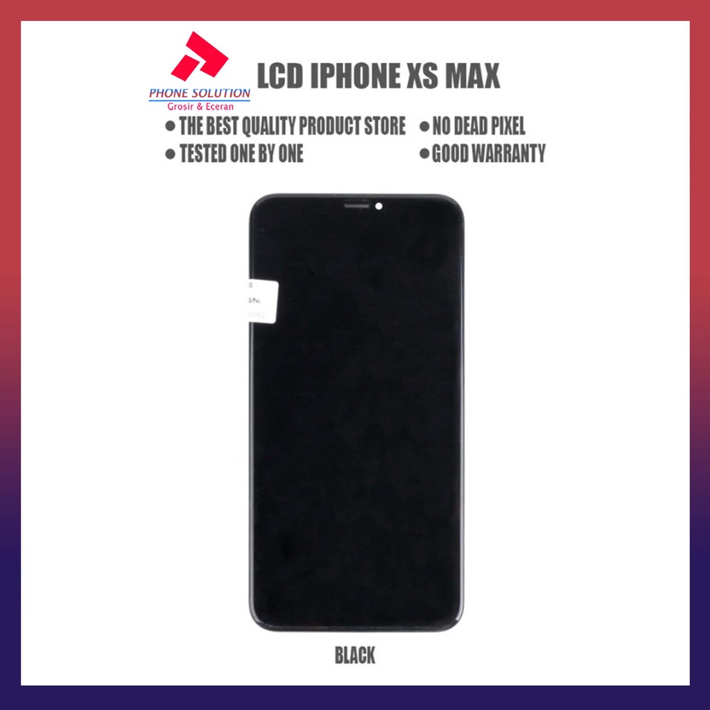 LCD Iphone XS MAX Fullset Touchscreen Original 100% // Supplier LCD Iph - Garansi 1 Bulan