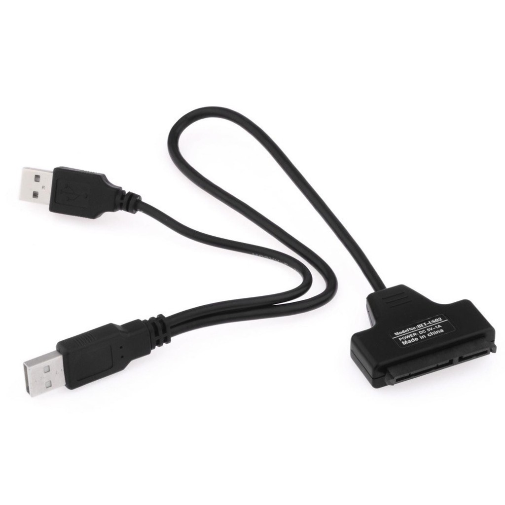 Sata to USB 2.0 HDD Cepat SSD Adapter Mudah Digunakan Alat Penghubung HDD 2.5inch ke Komputer