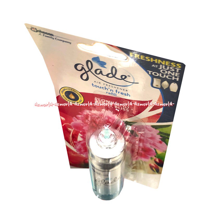 Glade Air Freshener Touch &amp; Fresh Lemon Refill Pewangi Ruangan Toilet Sekali Tekan