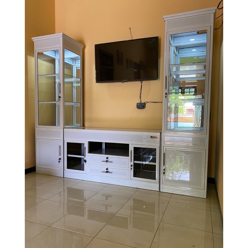 Rak Tv Aluminium Meja TV khusus Kediri Nganjuk Tulungagung
