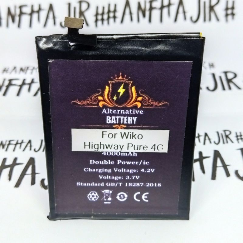 BATRE BATREI PERSAMAAN FOR WIKO HIGHWAY PURE 4G BATRAI BATERAI WIKO HIGHWAY PURE4G ALTERNATIF MODIF 