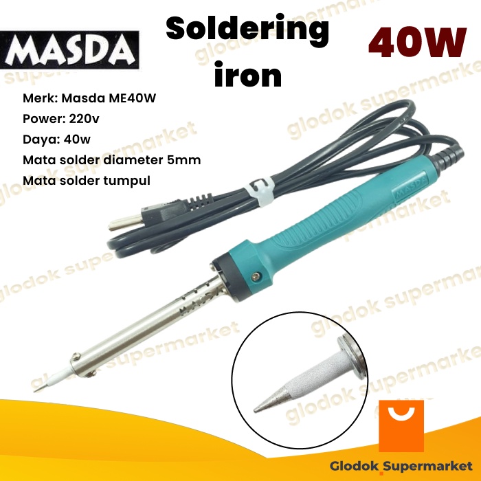 Solder Masda ME40W 40 Watt Soldering Iron 40w