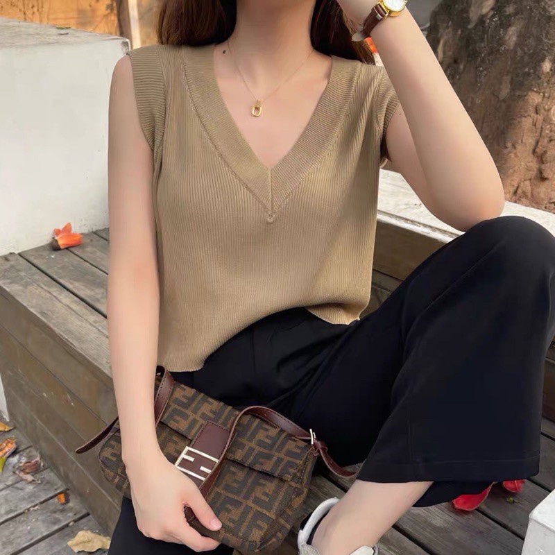 BEFAST - ZEC OOTD Wanita Blus KAGUME / Armond RIB / Blouse Crop Wanita / Blouse Polos / Blouse Modis