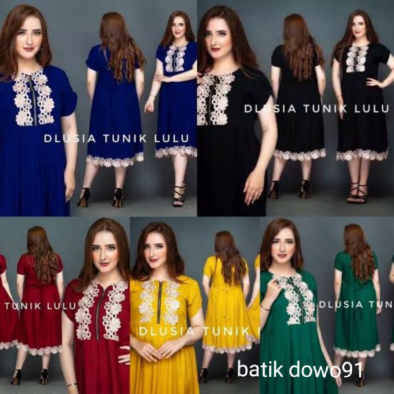 0Dlusia luluk, daster renda luluk, daster renda polos, daster renda kekinian, daster renda terlaris