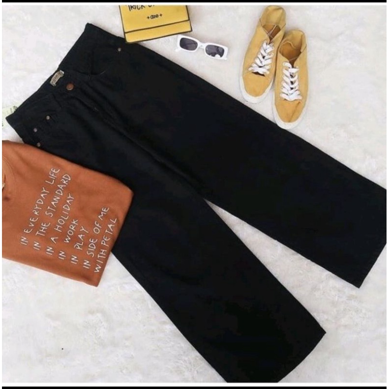 Jumbo Highwaist Kulot Loose Big Size 27-42