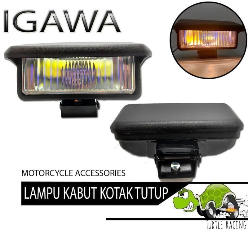 Lampu Halogen Sorot Tembak Kabut Kotak Topi Universal Flog Lamp Foglamp Best Quality