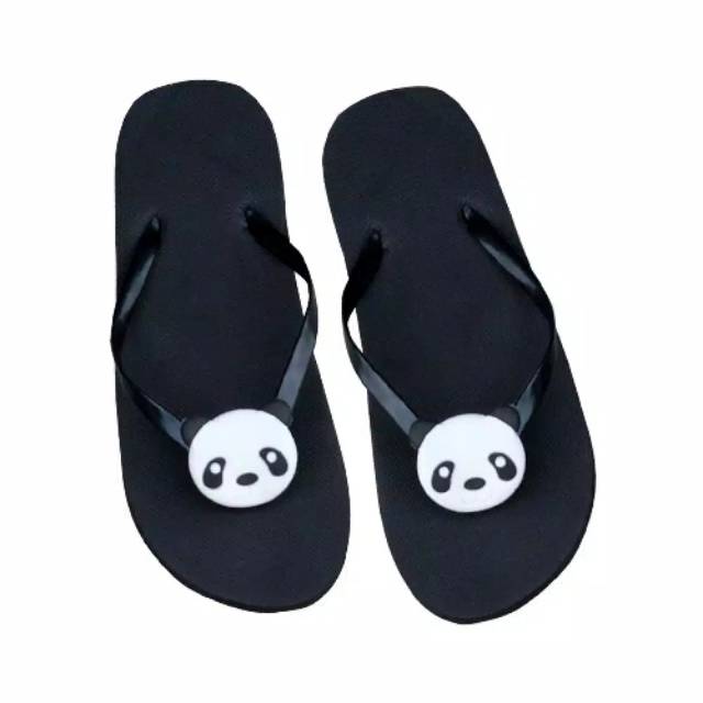 SDL.334 Sandal wanita panda 36/40 hitam