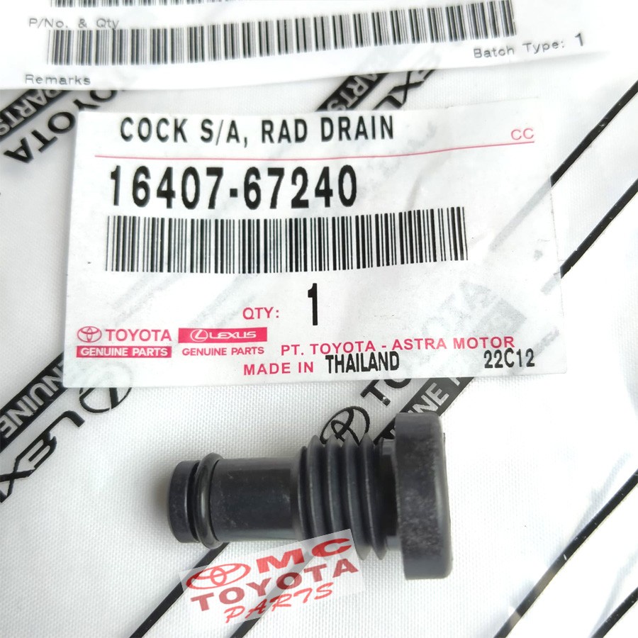 Tutup Kran Radiator Kijang Innova Fortuner Hilux 16407-67240