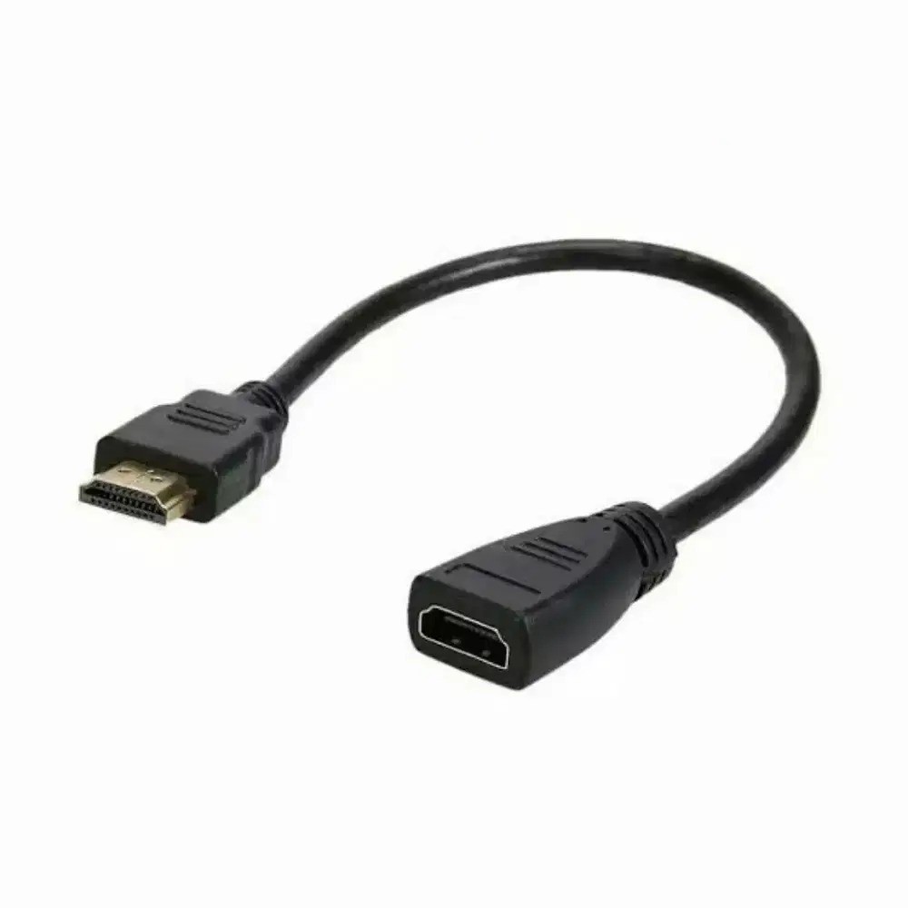 HDMI Extension 30cm Male to Female Cable Extender Perpanjangan Kabel