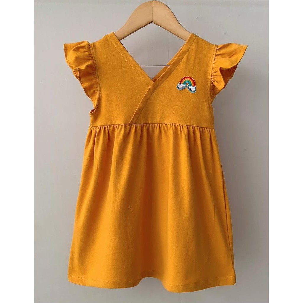 Dress Anak Bayi V Pelangi Mix Warna Size 1-5tahun-6