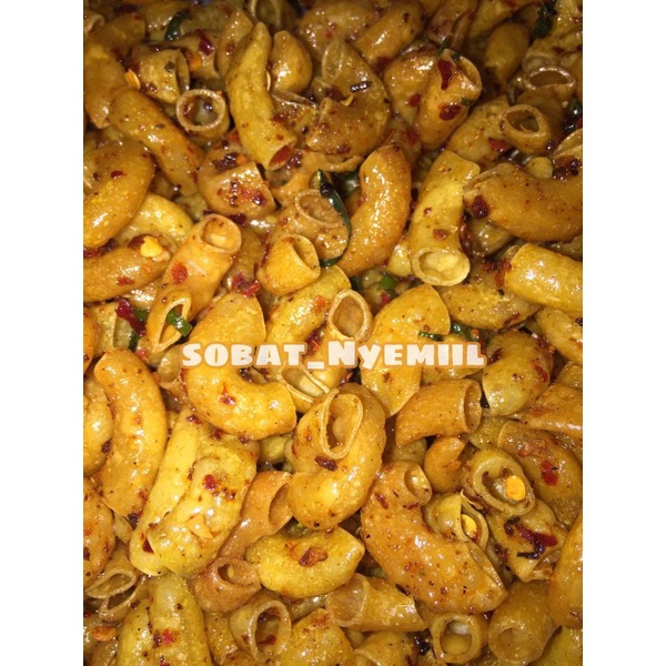 

makaroni bantet | makaroni kriuk | makaroni dower | pedas | bumbu daun jeruk |50gr 100 gr