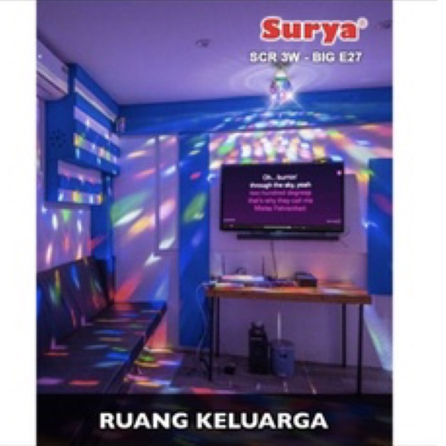 Lampu Disco LED 3W Big Surya