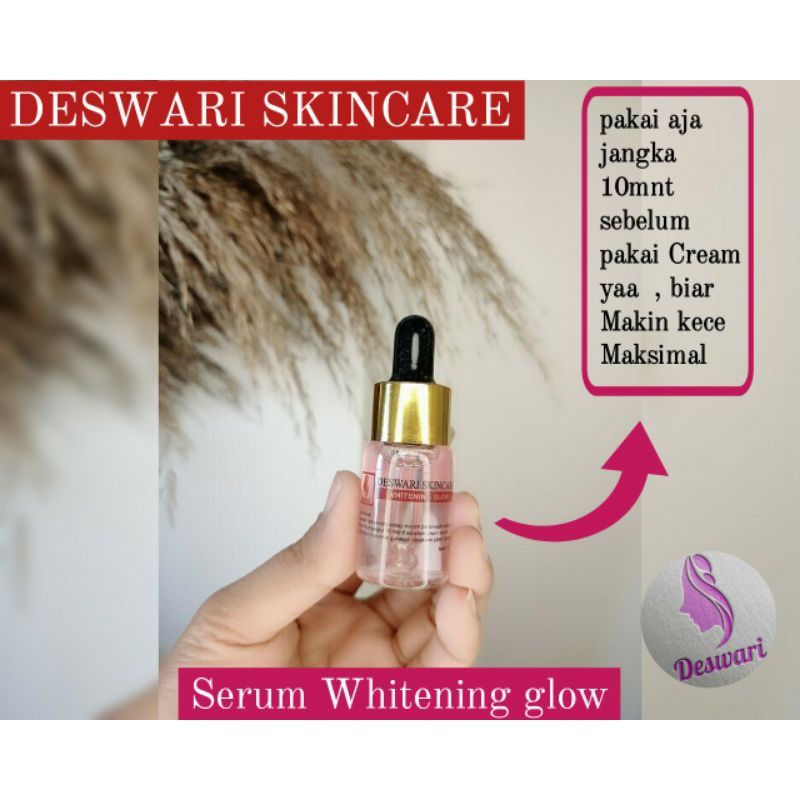 COD/Serum whitening+Arbutin murni/Deswari/termurah