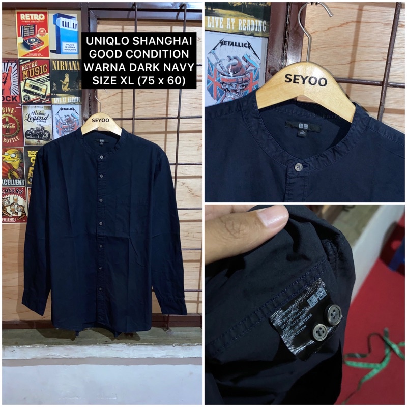 KEMEJA UNIQLO SHANGHAI SECOND