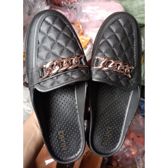 SEPATU SANDAL SELOP WANITA IMPORT BALANCE ORIGINAL 299-2 - SEPATU SANDAL FLAT UNTUK WANITA - BAHAN EMPUK TAHAN AIR DAN NYAMAN DIPAKAI