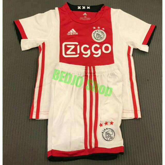 Jersey Kids Ajax Amsterdam Home 2019 - 2020 OFFICIAL + Celana