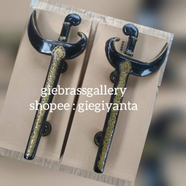 Handle KERIS JAWA UKIR - 45 (Kuningan/Aluminium)