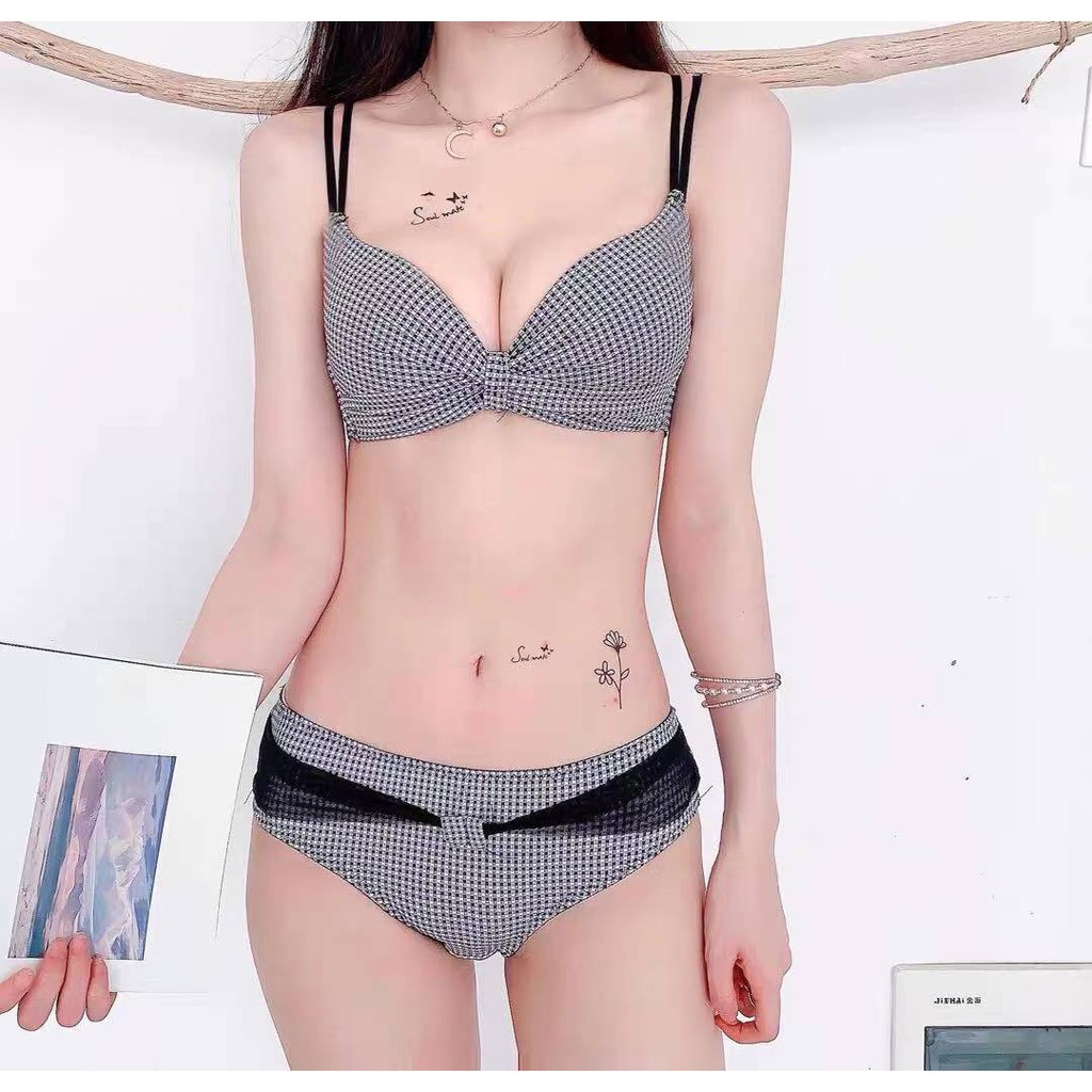 TF Bra Jepang Sexy Tanpa Kawat Bra Import Premium Bra wanita Seamless deep v cross women wear