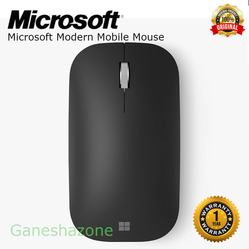 Microsoft Modern Mobile Mouse - Black - Bluetooth Mouse