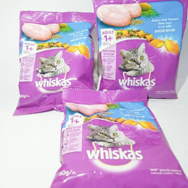 Whiskas Kering 50gr Shopee Indonesia