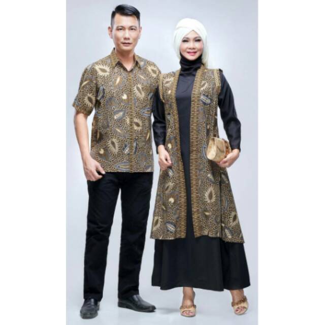 Couple Fashion Gamis Syari Batik Maudy Series
