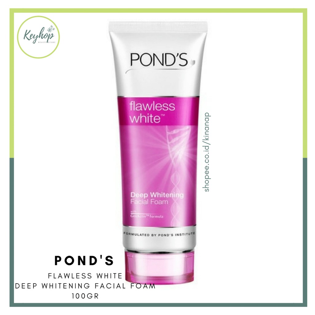 Ponds Flawless White Deep Whitening Facial Foam 100 ml