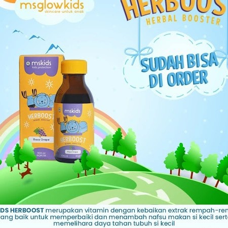 Ms Kids Herboost Vitamin sirup anak suplemen anak Penambah nafsu makan anak daya tahan tubuh anak ms