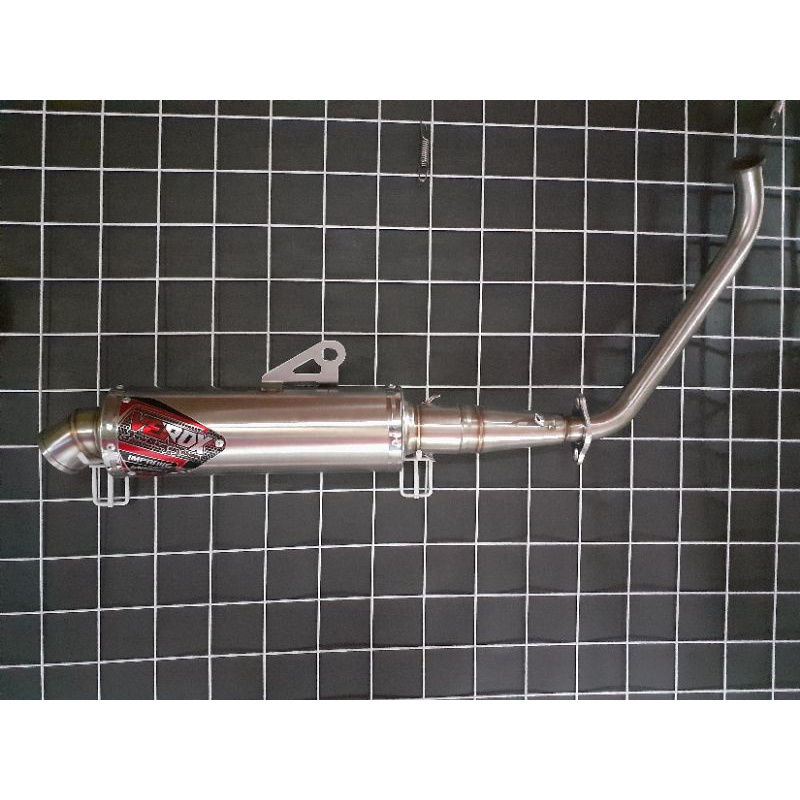 KNALPOT RACING VEROX ORIGINAL VR7LONG SS FOR  NMAX NEW,OLD AEROX NEW OLD PCX ADV VARIO125/150 SCOOPY
