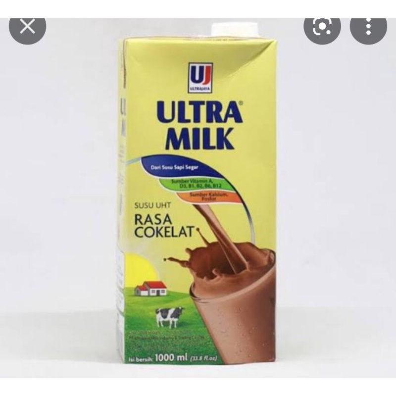 

Ultra Milk Coklat 1Lt/Full cream 1Lt