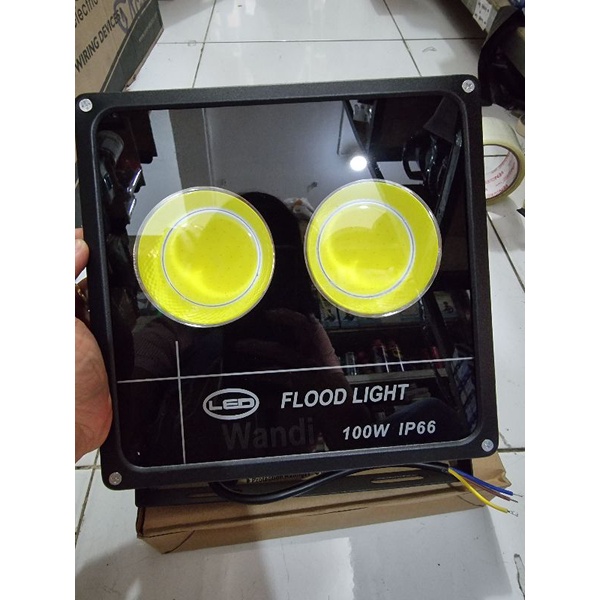 Floodlight Sorot Led COB 100w. lampu sorot led COB 2x50w. 100w