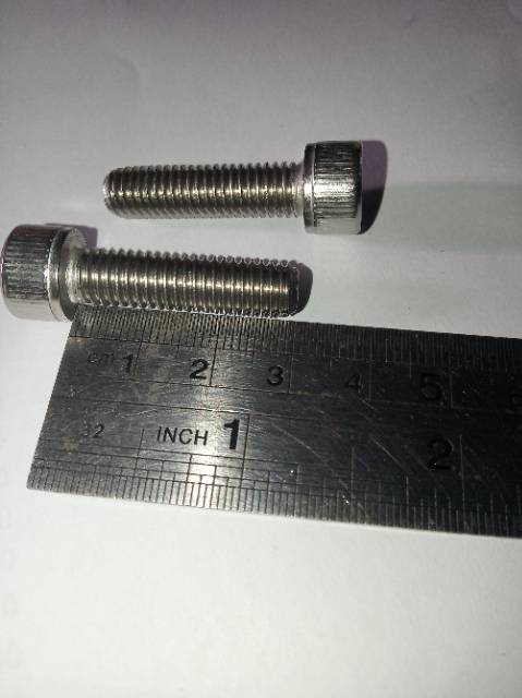 Baut L M8 x 30 (3cm) stainless 304