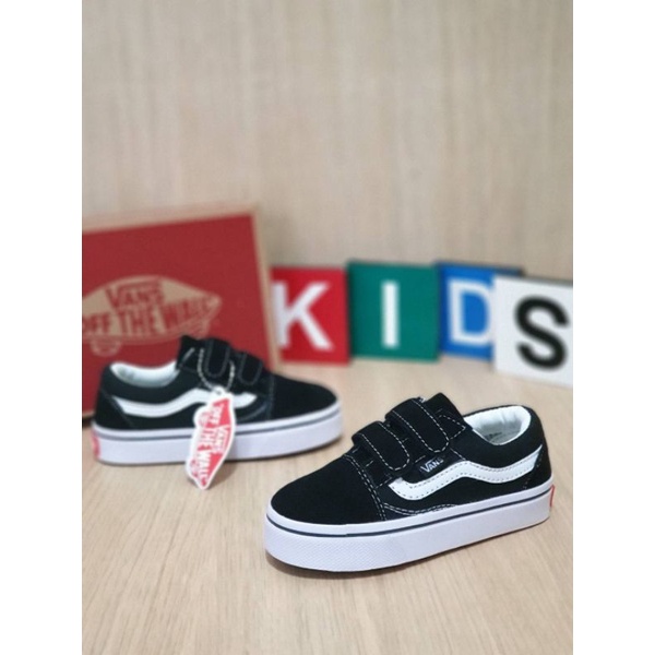 SEPATU ANAK VANS OLDSKOOL HITAM PUTIH PREMIUM HIGH QUALITY SEPATU ANAK LAKI LAKI SEKOLAH KIDS KADO