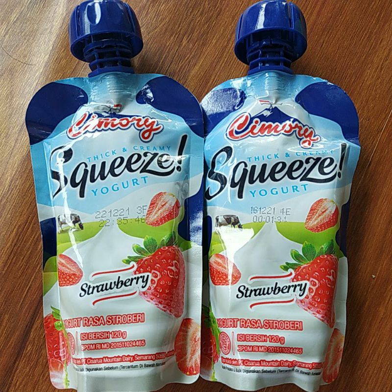 

CIMORY SQUEEZE STRAWBERRY YOGURT