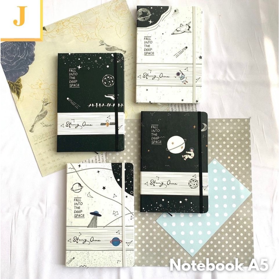 [JINGO] - Notebook A5 Garis Buku Tulis Hardcover Motif Kartun Lucu Journaling Diary Planner/Journal/Murah Hardcover Mini