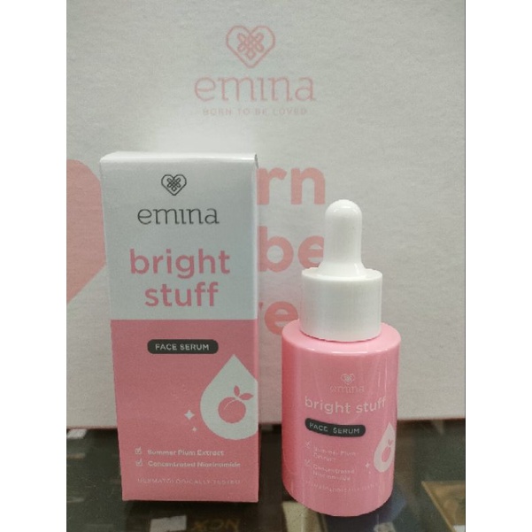 Emina Bright Stuff Face Serum-Serum Pelembab Wajah Cerah Glowing