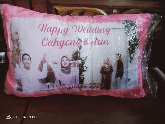 Bantal Foto 60x40cm | Guling 65cm