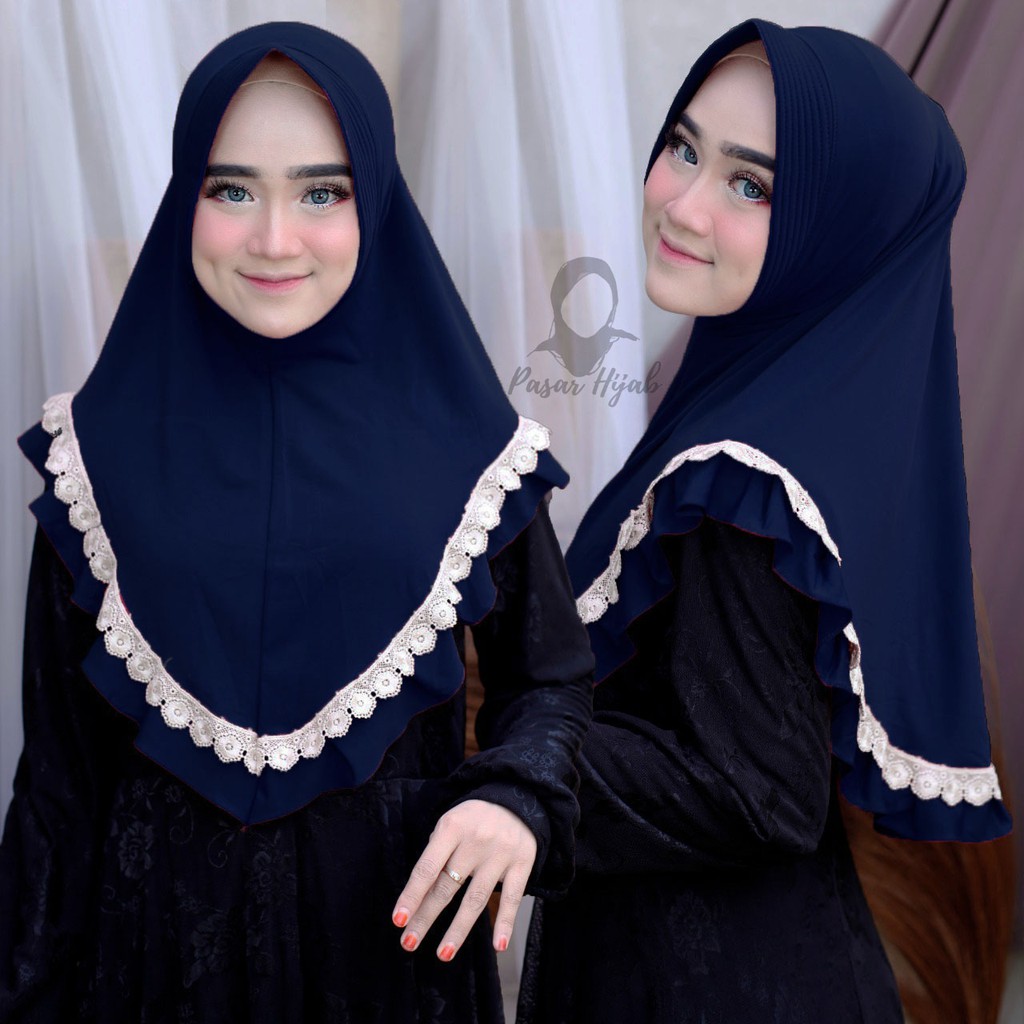 Jilbab Instan Amara HIjab Instan Jersey Premium Kerudung Bergo Pasar Hija'b