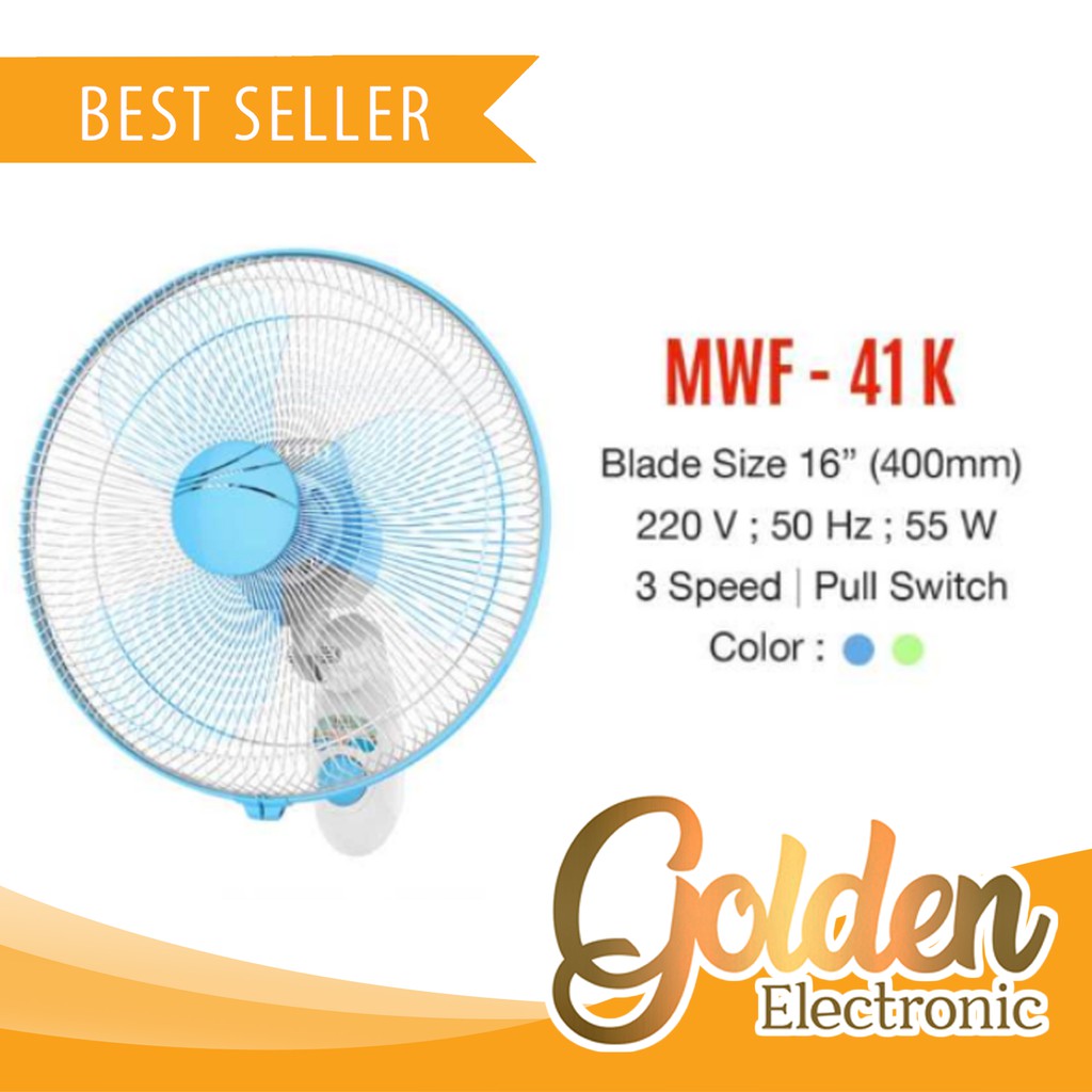 WALL FAN MASPION 16 inch MWF-41 K Murah Se-Surabaya