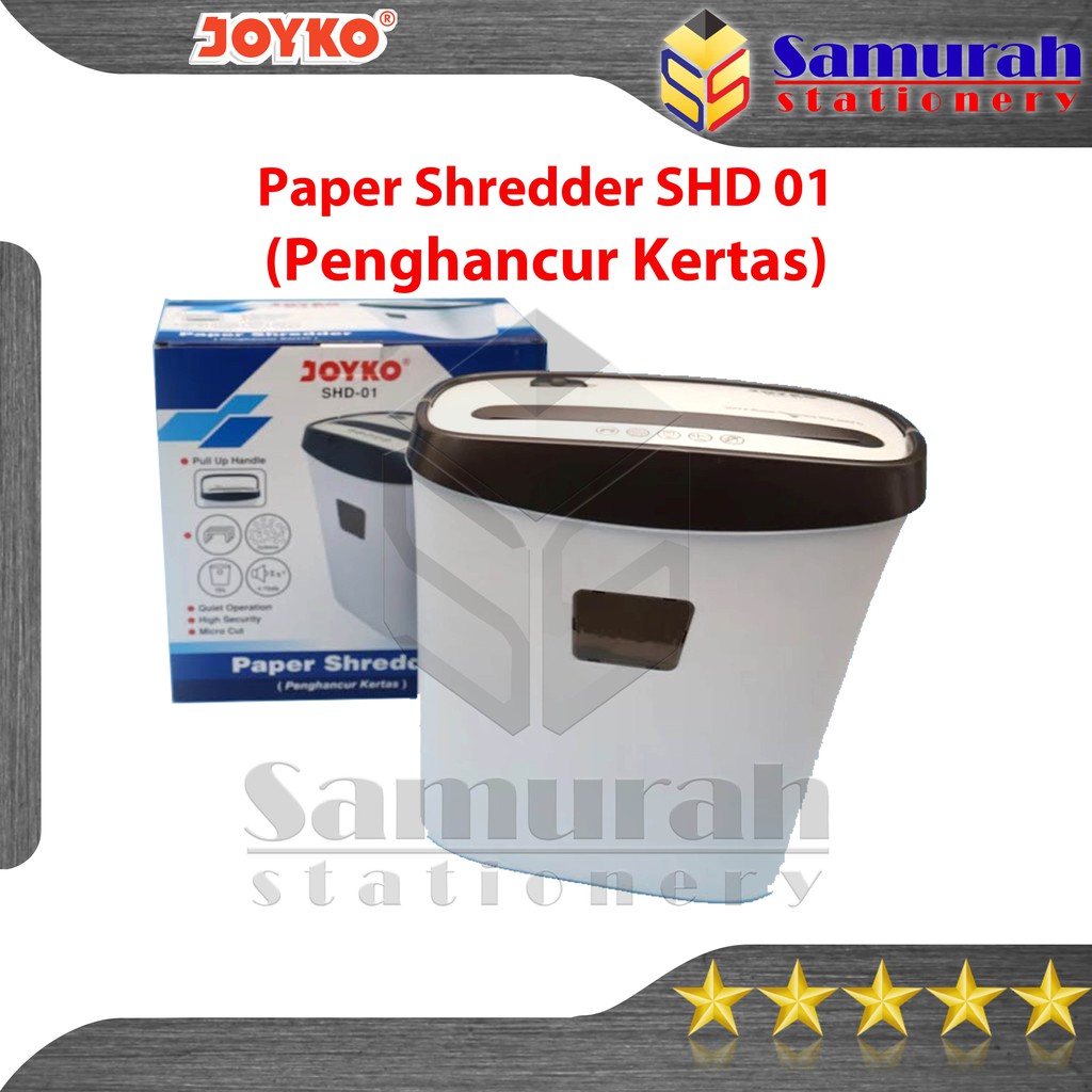 

Mesin Penghancur Kertas Joyko SHD 01 / Paper Shredder SHD-01 Micro Cut / Mesin Hancur Kertas Kantor
