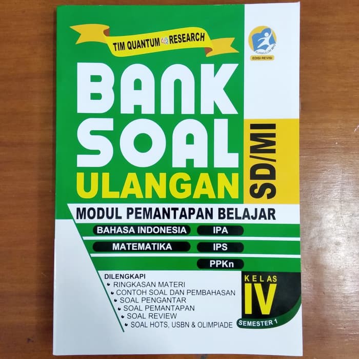 Bank Soal Ulangan Sd Kelas 4 Semester 1 Kurikulum 2013 Revisi Shopee Indonesia