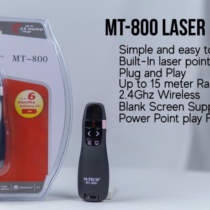 Wireless Presenter M-Tech MT-800 Laser Pointer