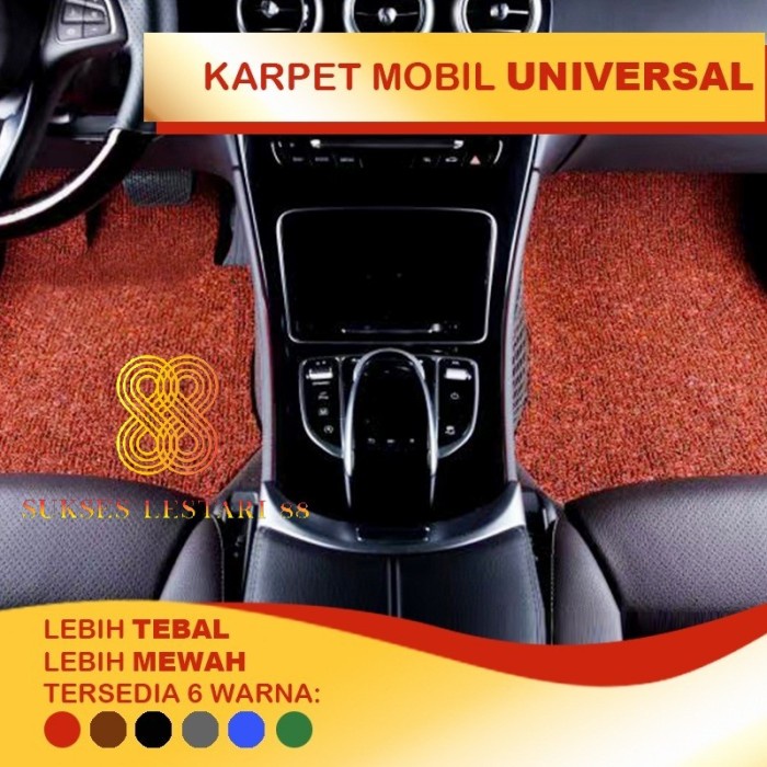 KARPET MOBIL UNIVERSAL MIE BIHUN SET DEPAN TENGAH