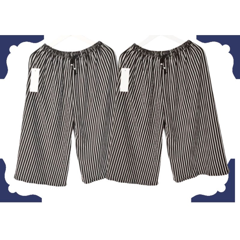 Kulot wanita 7/8|kulot wanita super jumbo| kulot 7/8 motif salur