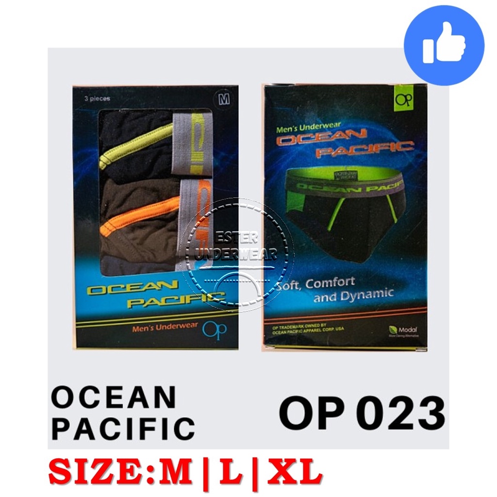 CD Pria OCEAN PACIFIC OP 023 ISI 3PCS