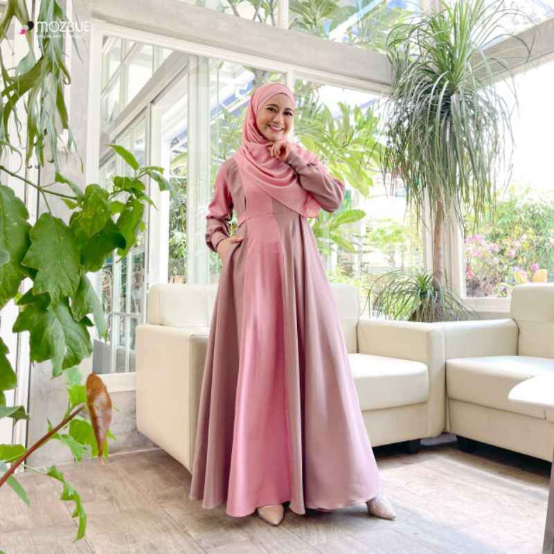 Gamis Zakiya Set by Mozbue Original