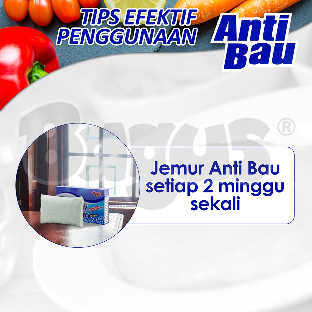 Bagus Anti Bau Lemari Es Penghilang bau kulkas 120 gr W-20318