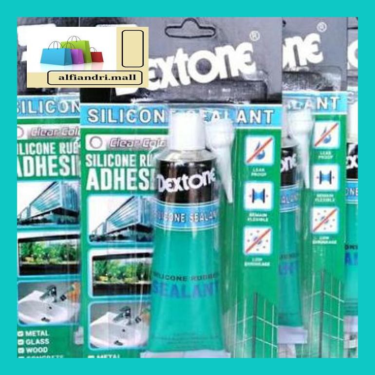 

510Fsjbc50 Lem Dextone Silicone Sealant 70Gram Warna Bening/Clear/Transparan - Clear D6005Ckhd