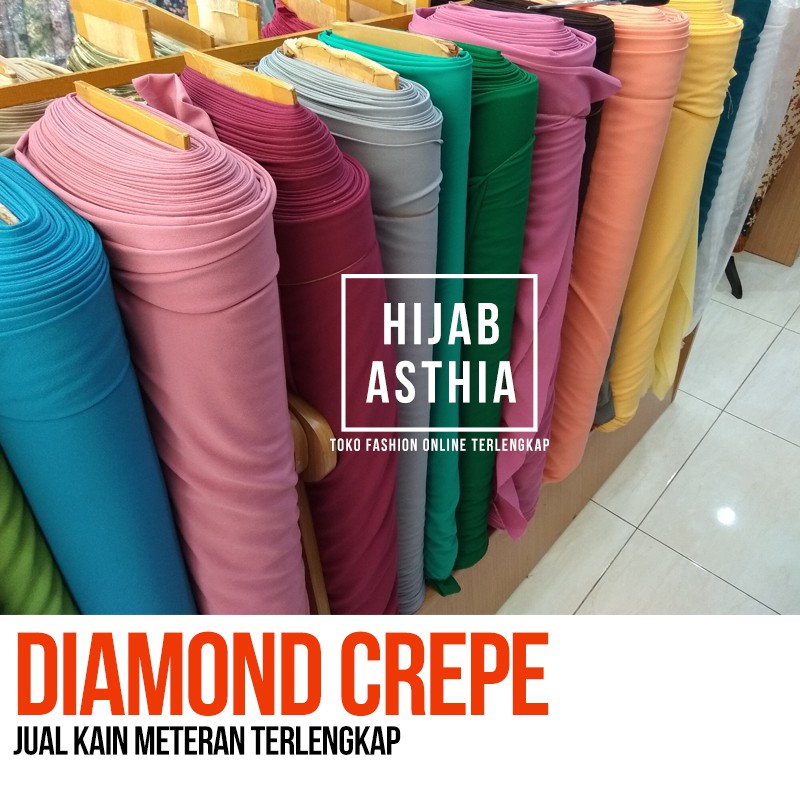 Kain Diamond Crepe Premium Standart Butik Terlengkap Termurah Shopee Indonesia