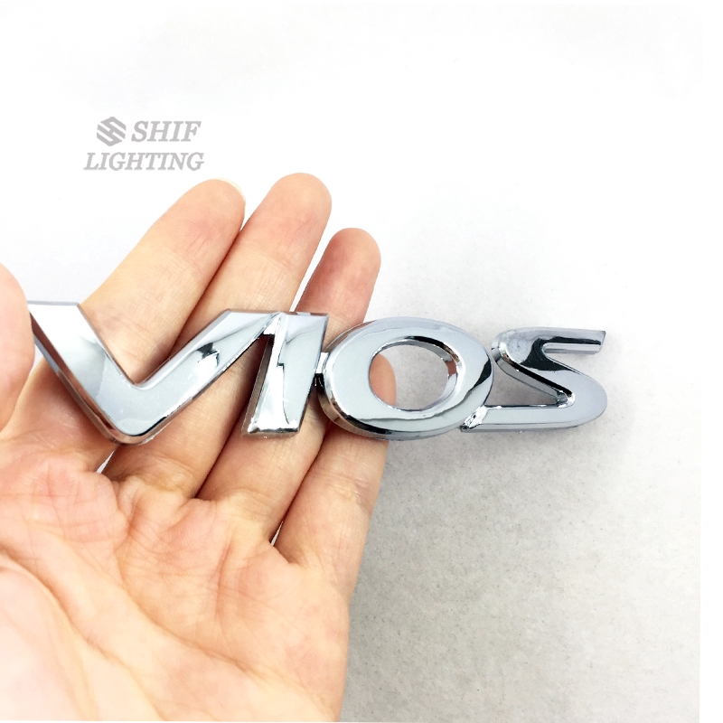 1pc Stiker Emblem Logo Vios Bahan Abs Untuk Dekorasi Mobil Toyota