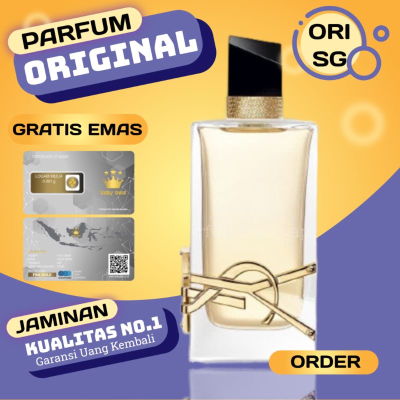 PARFUM WANITA YSL LIBRE 100ML ORIGINAL IMPORT SINGAPORE